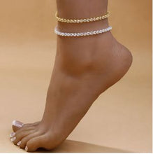 Load image into Gallery viewer, Tennis Diamond Anklet | Tarnish-Free