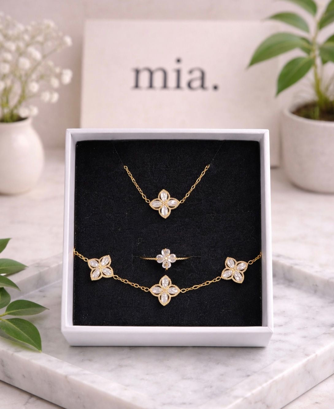 Necklace, Bracelet and Rings | Jewellery Sets