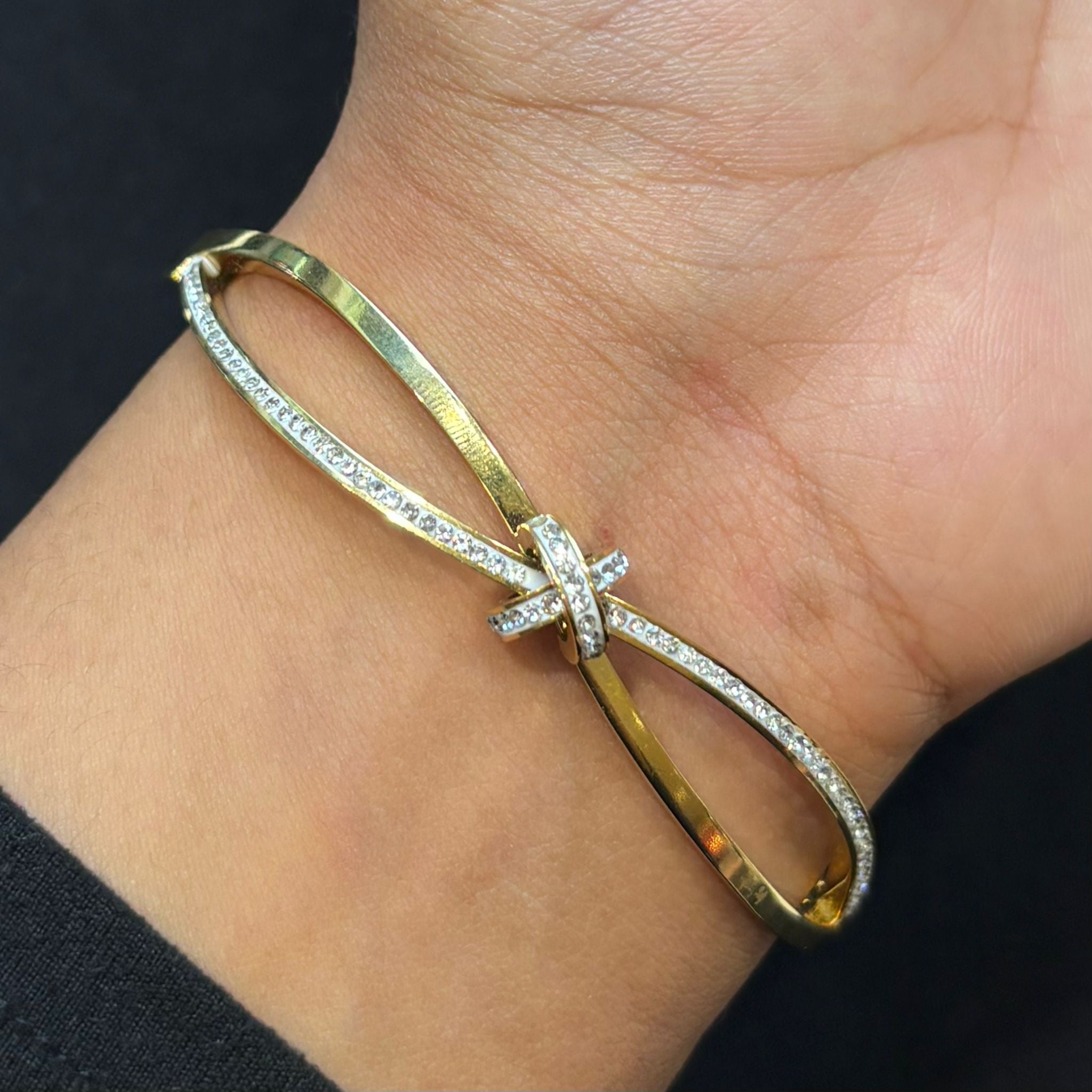 Infinity Diamonte Cuff