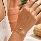 Double Chain Diamond Handchain
