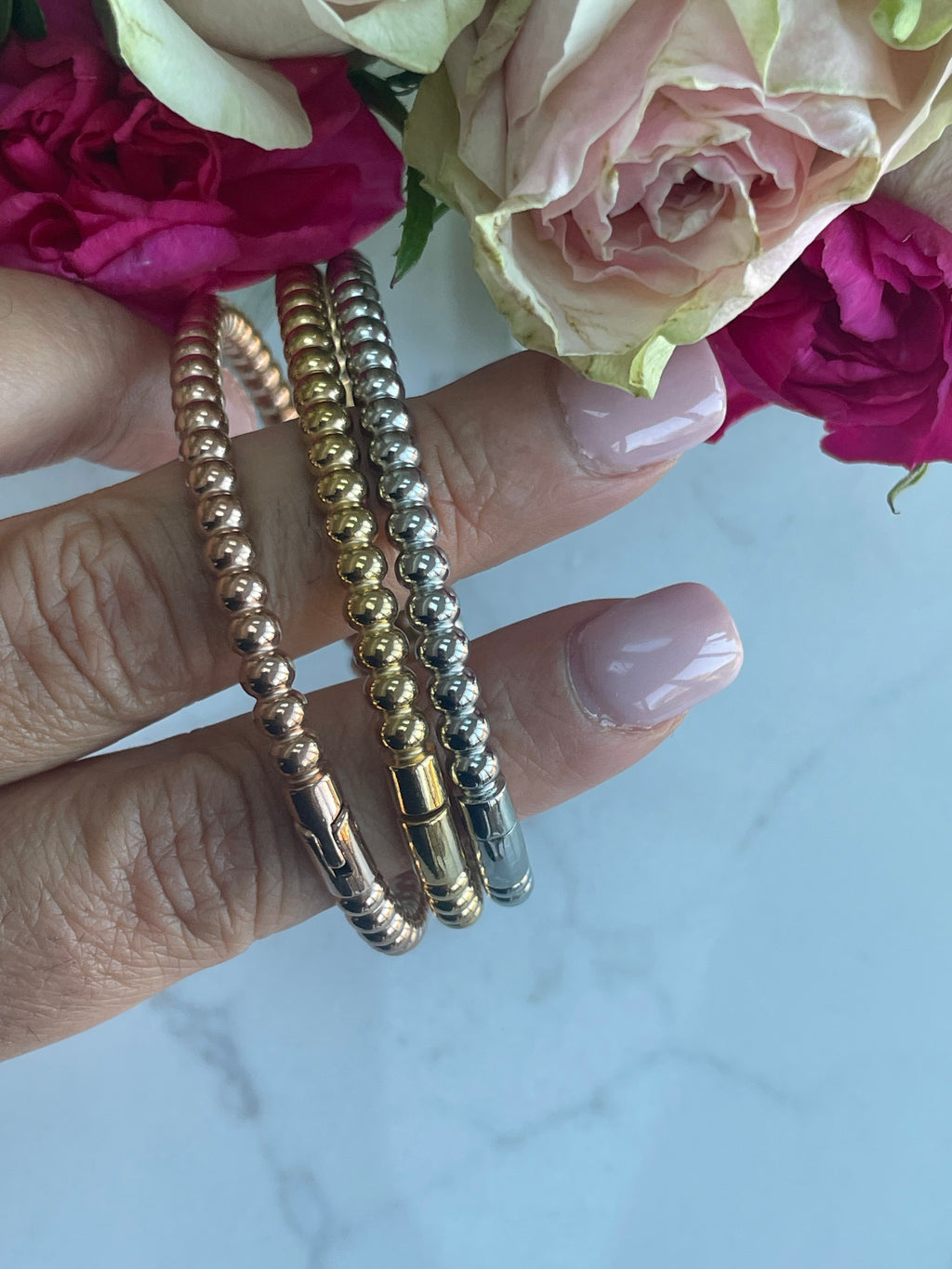 Ava Beads Stainless Steel Bangle