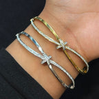 Infinity Diamonte Cuff