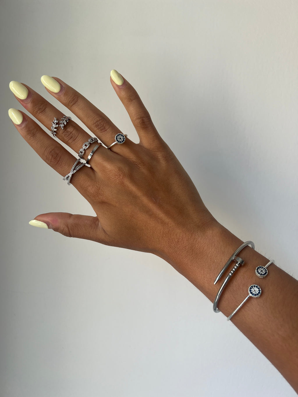 Evil Eye Bracelet Cuff bangle