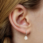 Pearl 935 Sterling Silver Earrings