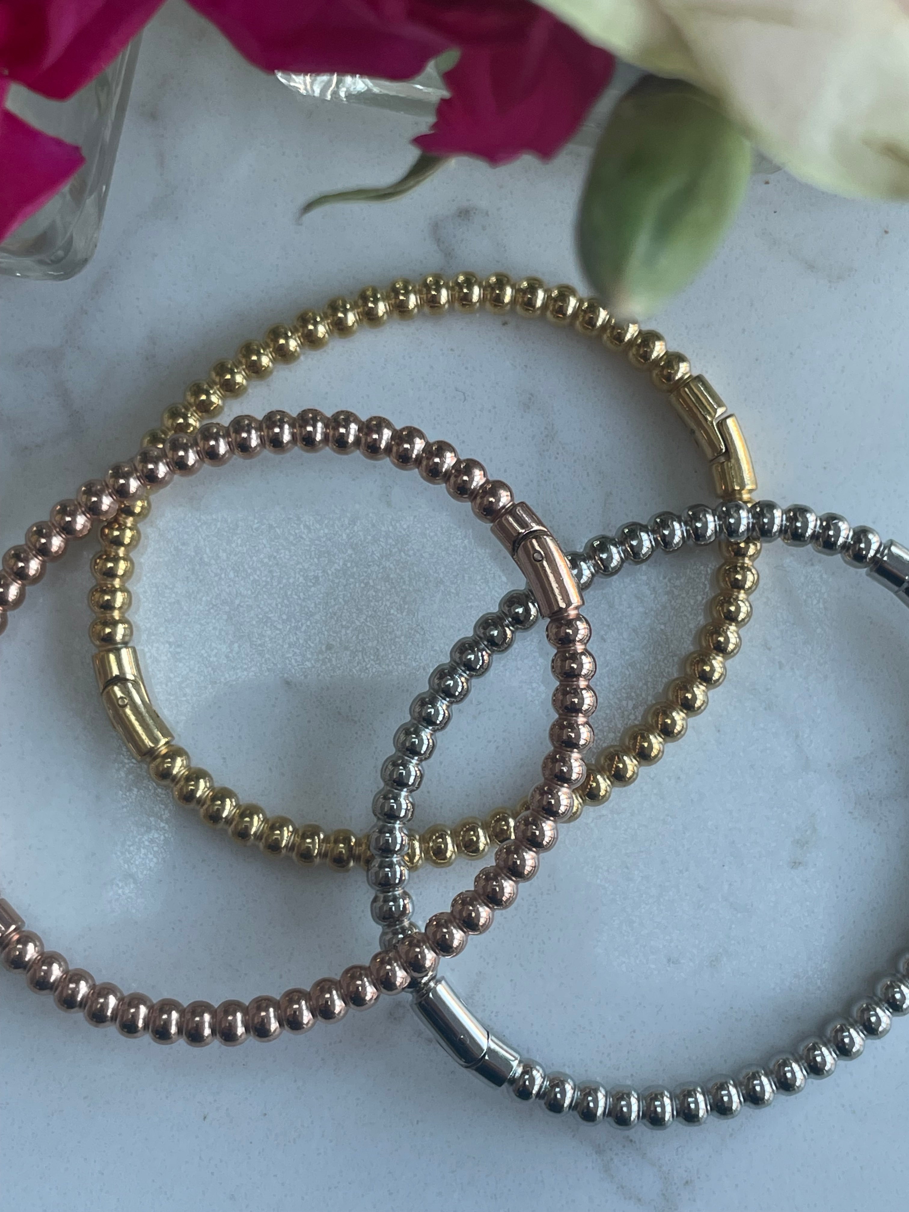 Ava Beads Stainless Steel Bangle