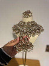 Load image into Gallery viewer, Antique Indian Polki| Bridal Indian Necklace Jewelry Set
