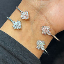 Load image into Gallery viewer, Diamonte Lumiere Cuff Bangle
