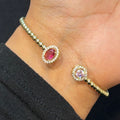Rosa Diamonte Gold Cuff