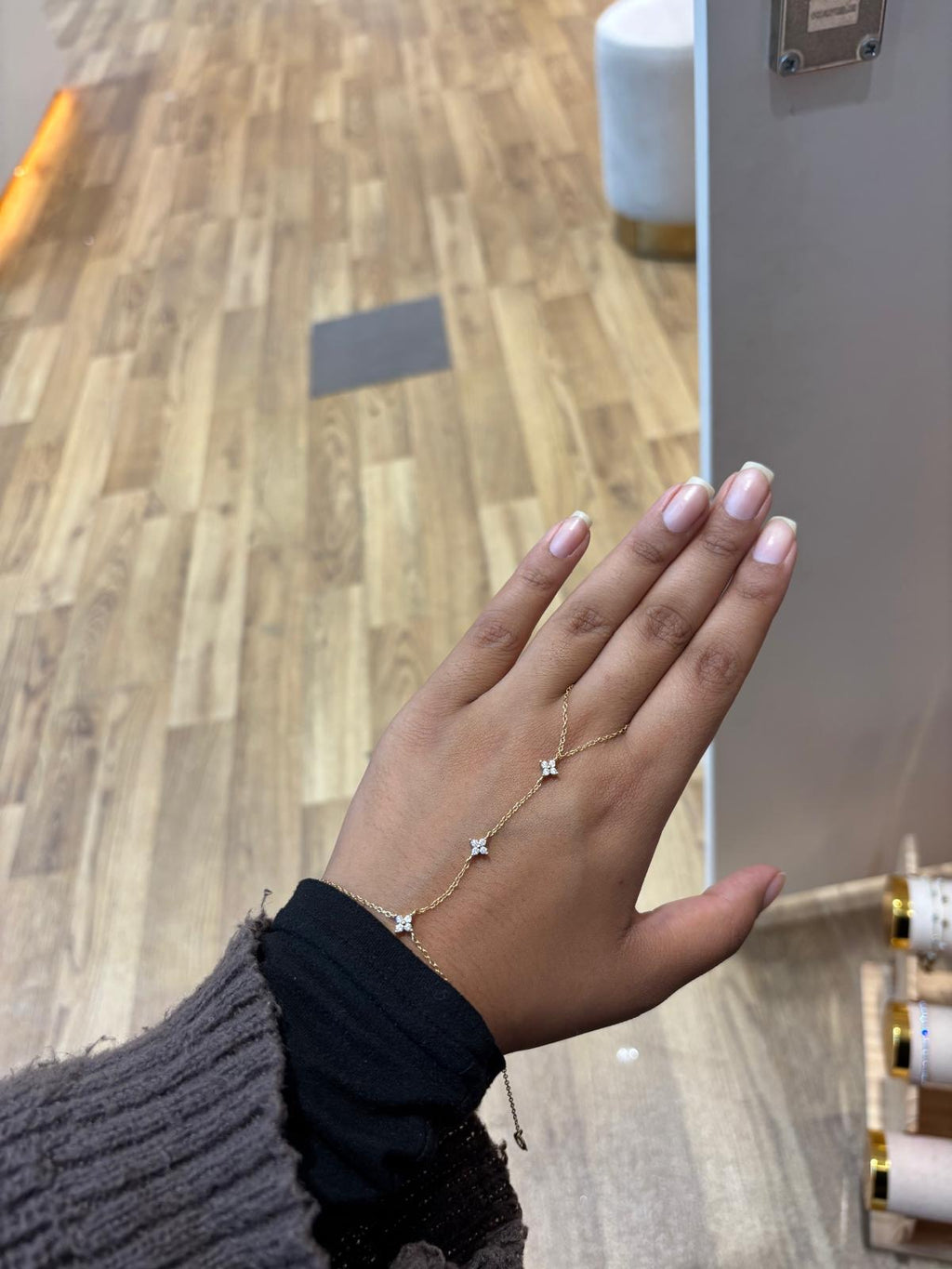 Dainty Sterling Silver Handchain