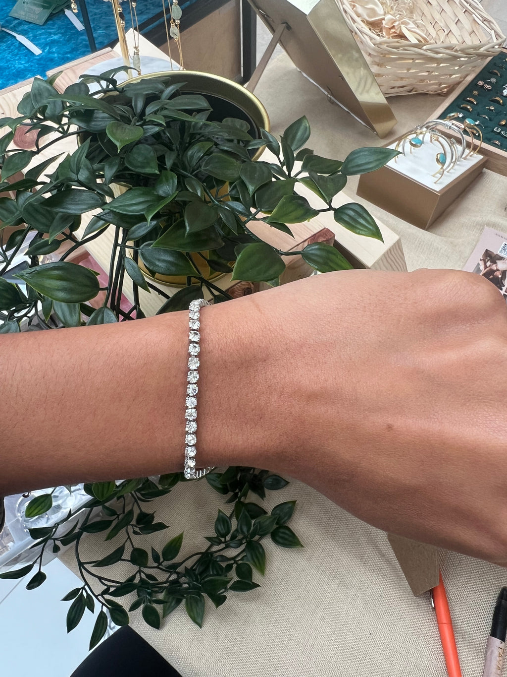 Diamond Tennis Diamond Bracelet | Tarnish-Free