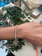 Load image into Gallery viewer, Diamond Tennis Diamond Bracelet | Tarnish-Free
