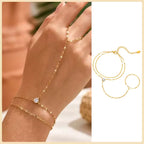 Double Chain Diamond Handchain