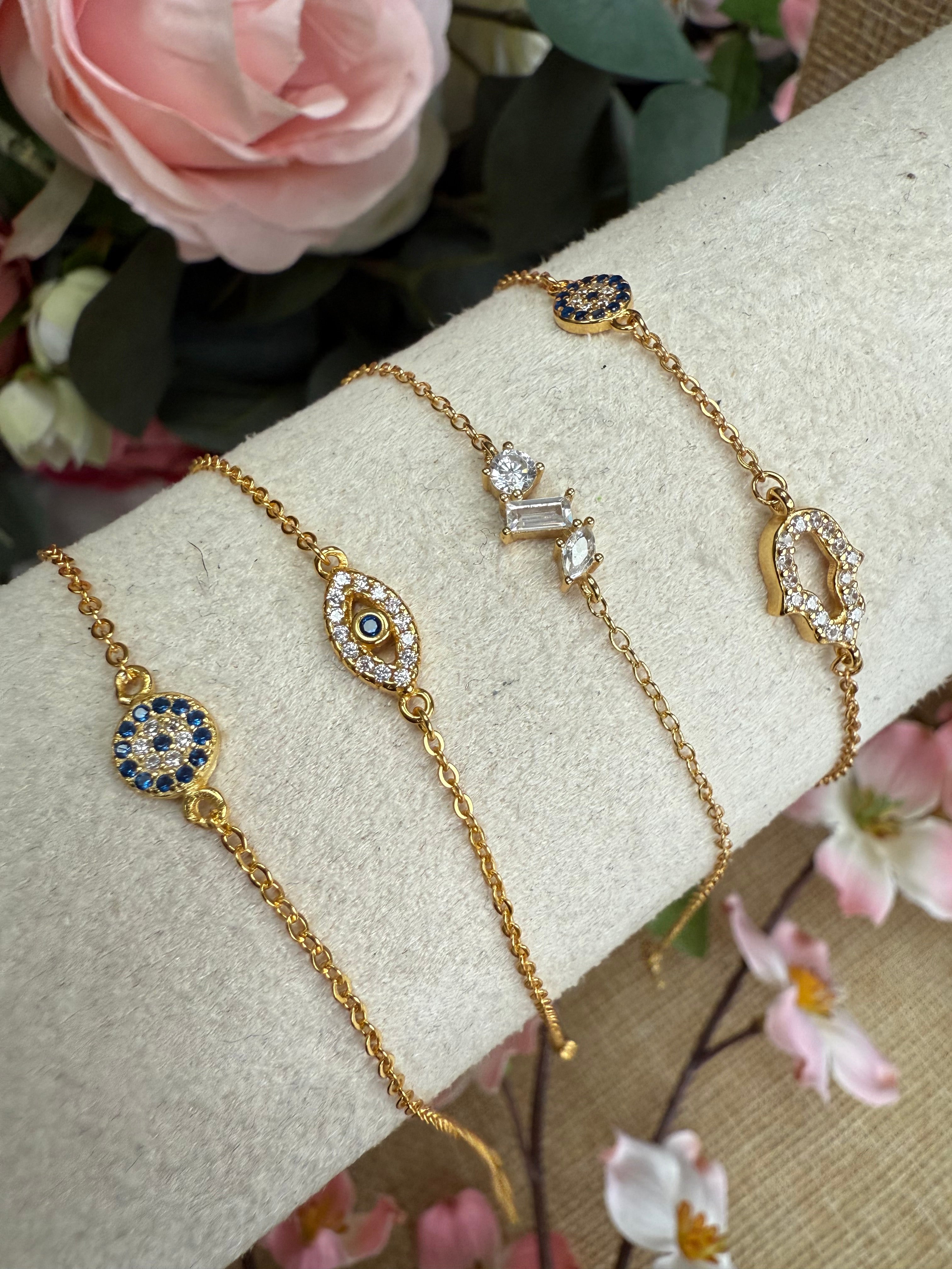 Hamsa & Evil Eye Bracelet