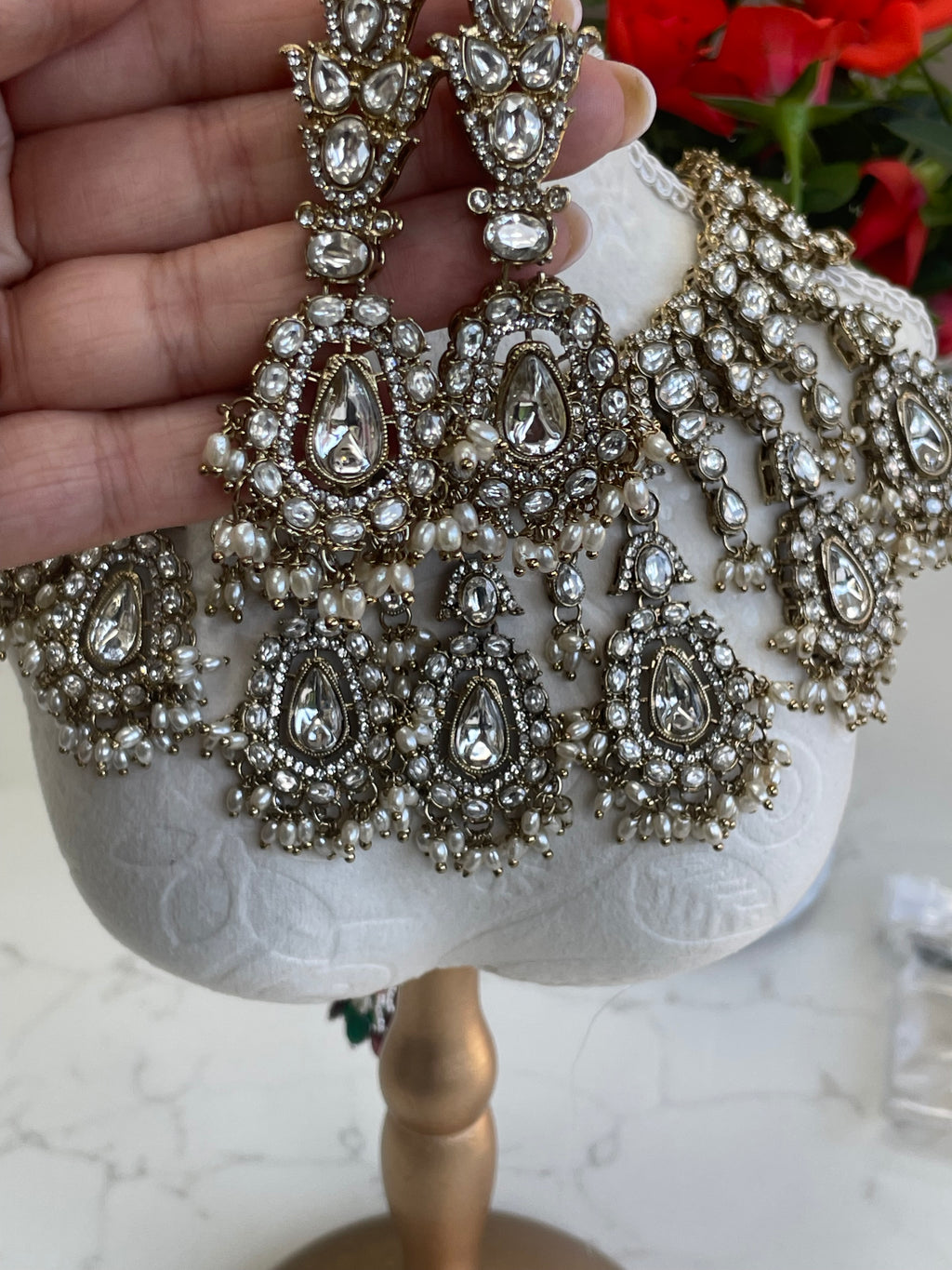 Meera Antique Jewellery Set