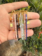 Minimalist Dainty Beads Gemstone Bracelet