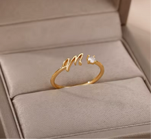 Load image into Gallery viewer, Initial Ring | Personalised Letter Ring
