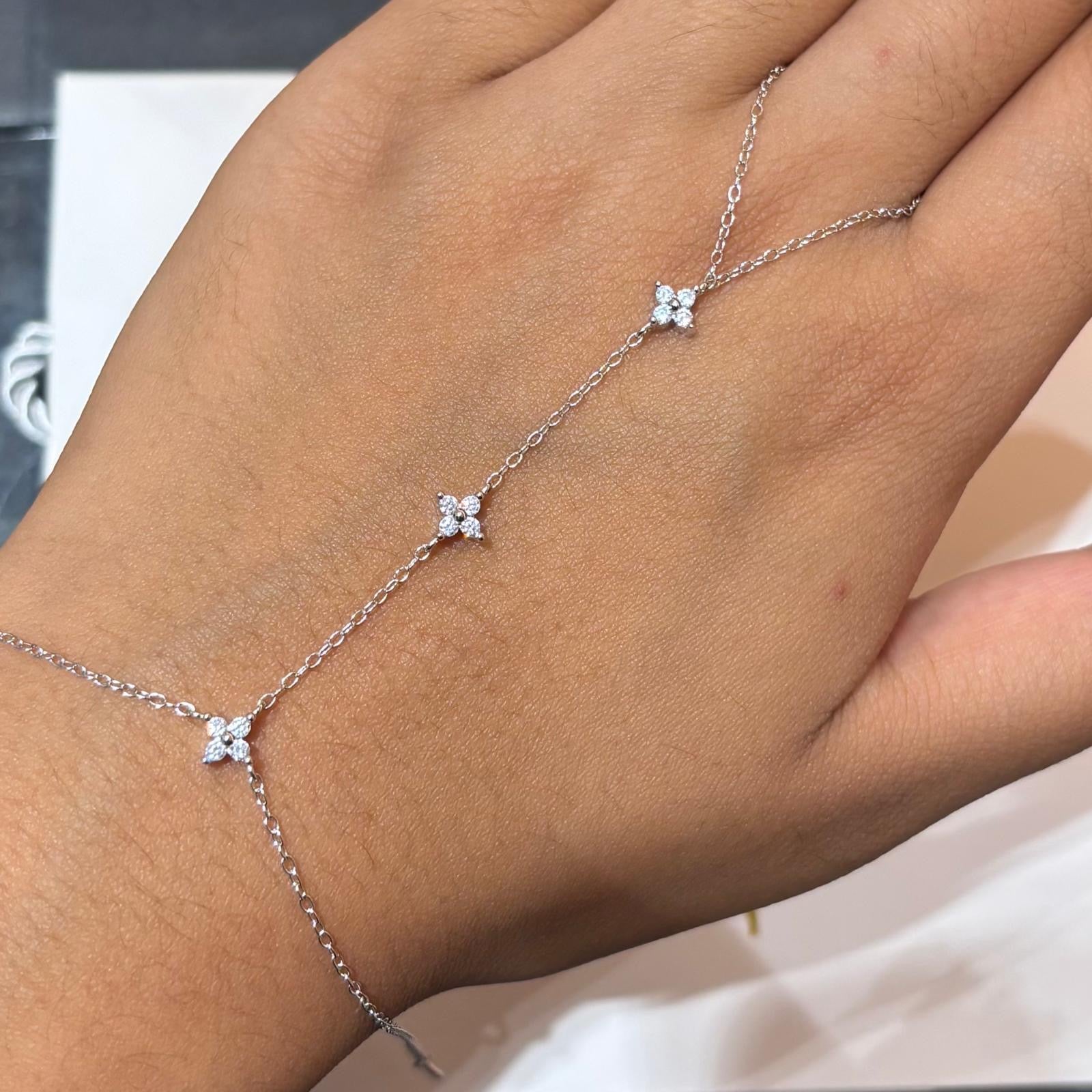 Dainty Sterling Silver Handchain