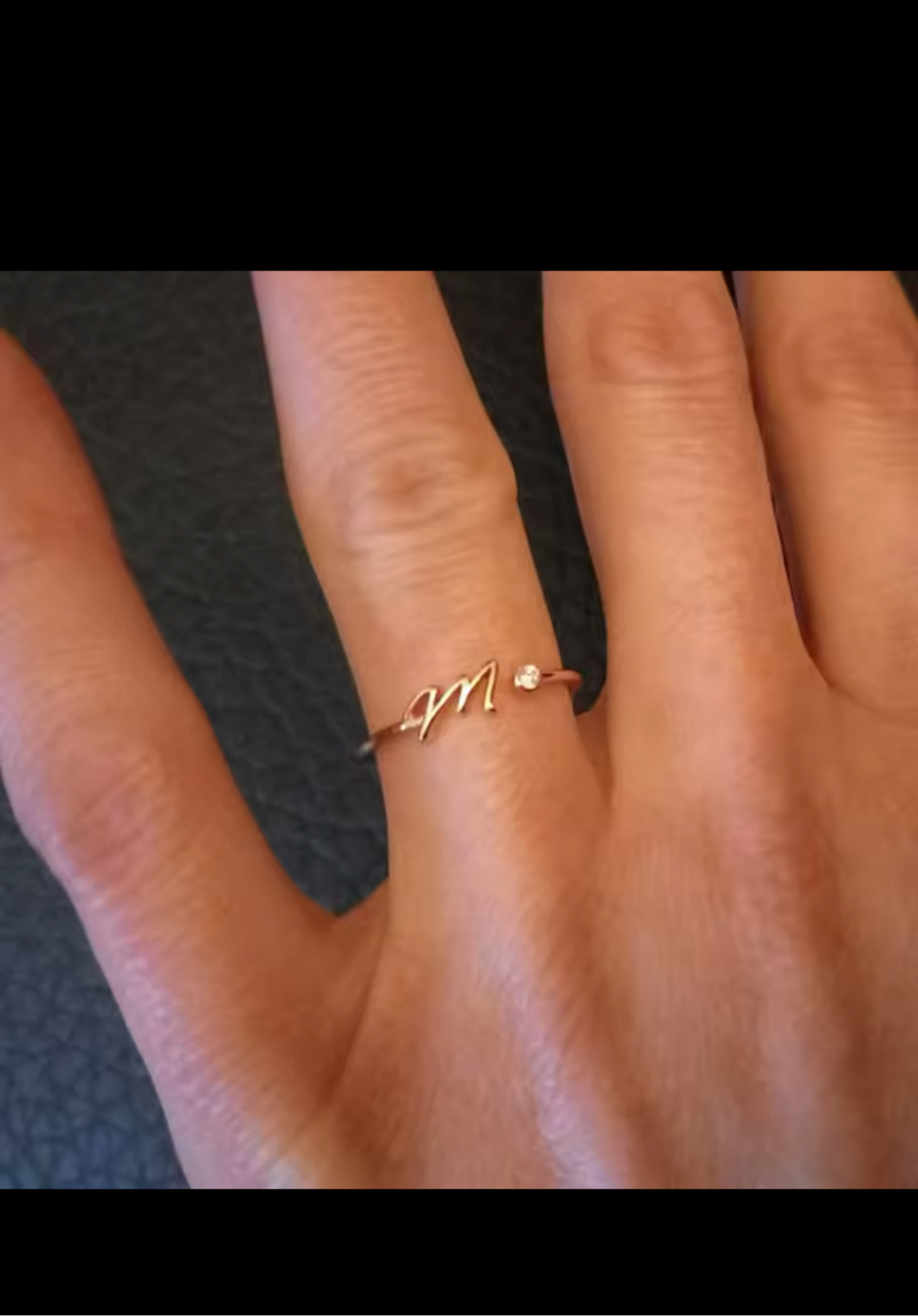 Initial Ring | Personalised Letter Ring