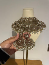 Load image into Gallery viewer, Antique Indian Polki| Bridal Indian Necklace Jewelry Set
