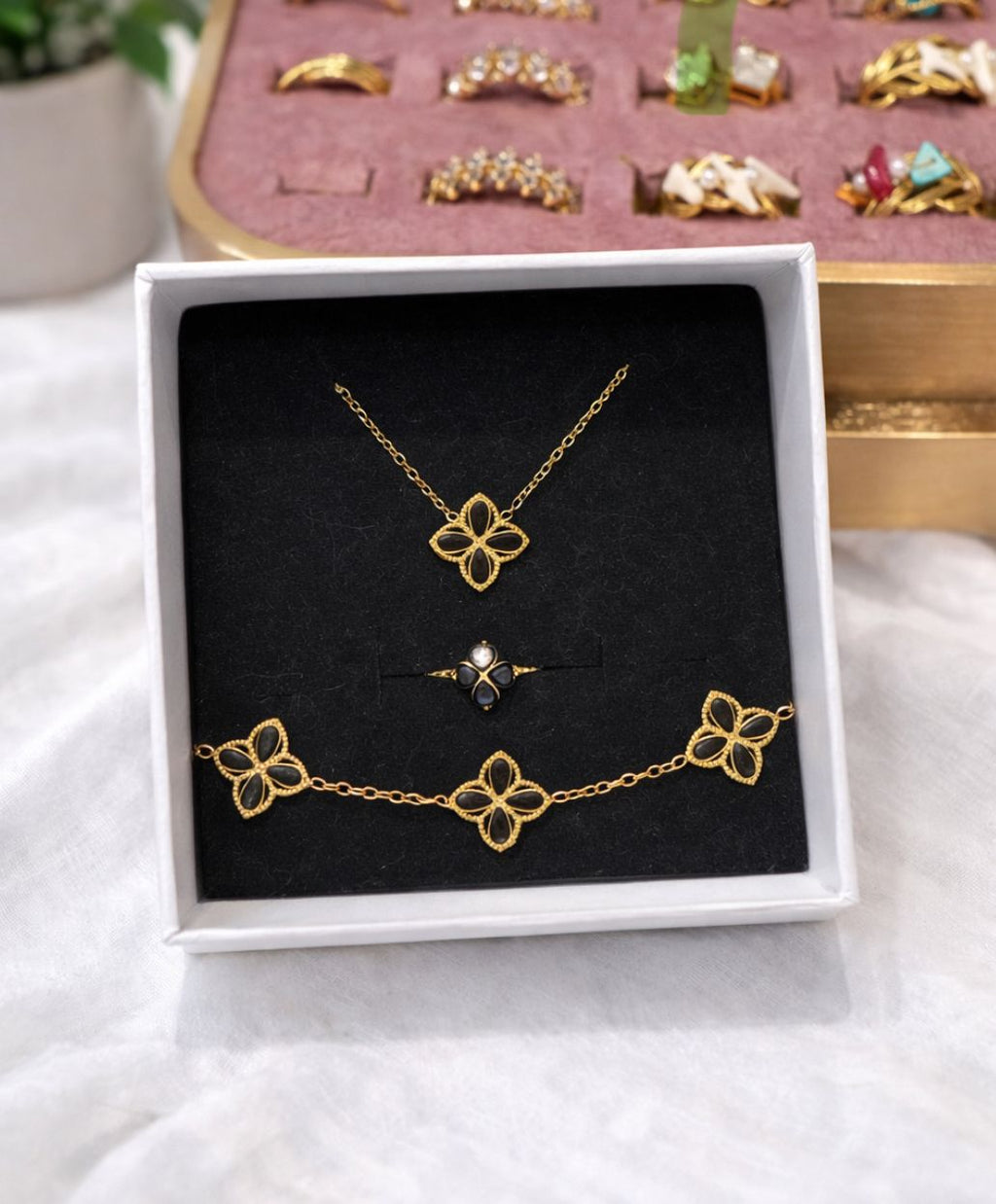 Necklace, Bracelet and Rings | Jewellery Sets