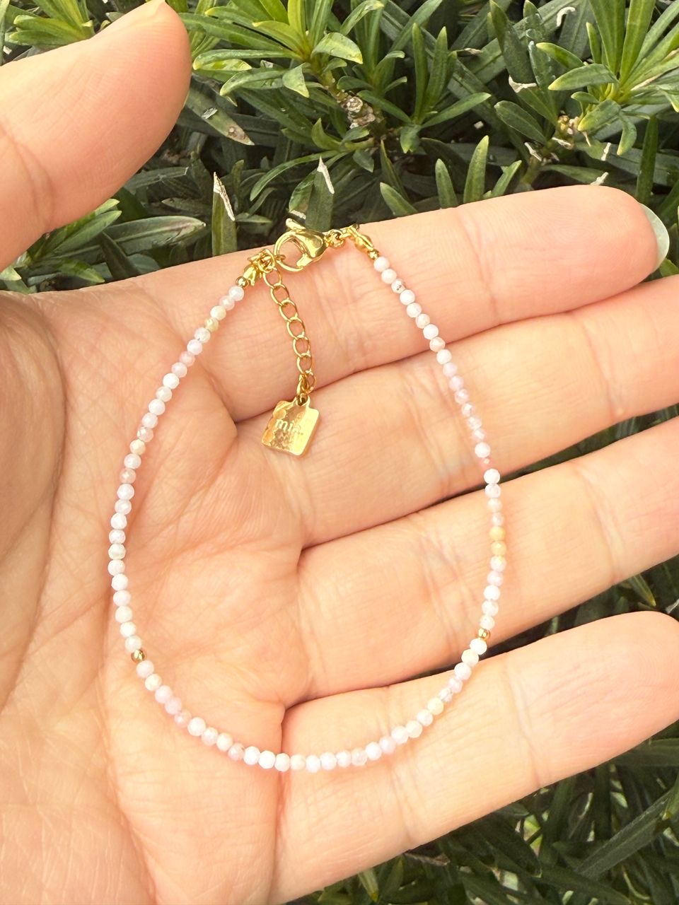 Minimalist Dainty Beads Gemstone Bracelet