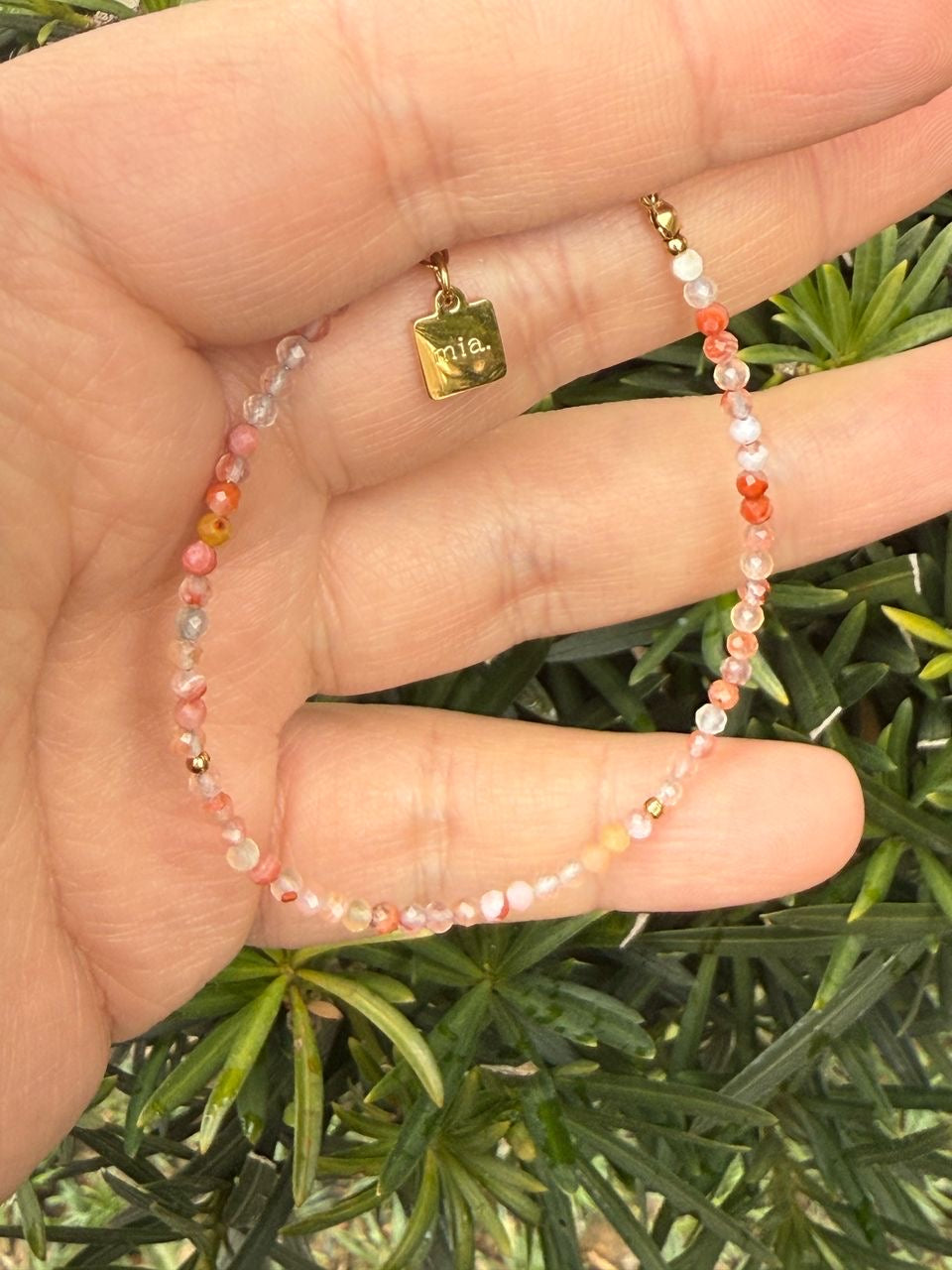 Minimalist Dainty Beads Gemstone Bracelet