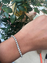 Load image into Gallery viewer, Diamond Tennis Diamond Bracelet | Tarnish-Free
