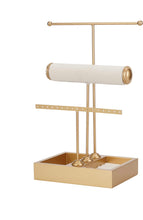 Load image into Gallery viewer, 4 -Tier Necklace Display Stand with Jewelry Tray Base,
