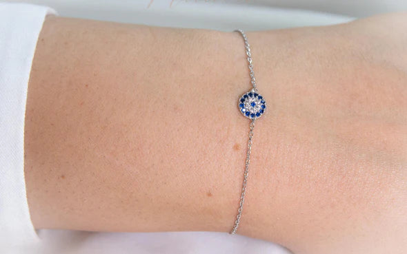Dainty Evil Eye Bracelet Nazr Bracelet