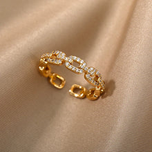Load image into Gallery viewer, Classic Twist Chain Open Ring
