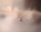 Crystal French Clover Pendant