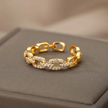 Load image into Gallery viewer, Classic Twist Chain Open Ring
