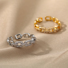 Load image into Gallery viewer, Classic Twist Chain Open Ring
