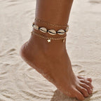 Shell Necklace Bracelet Anklet