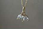 Crystal French Clover Pendant