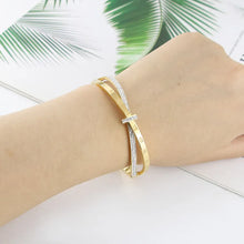 Load image into Gallery viewer, Open Roman Numeral Bracelet, Stainless Steel Bangle
