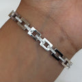 Square-link bangle