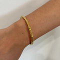 Bamboo Stainless Steel Bangle