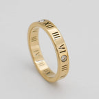 Isla Numeral Band Ring