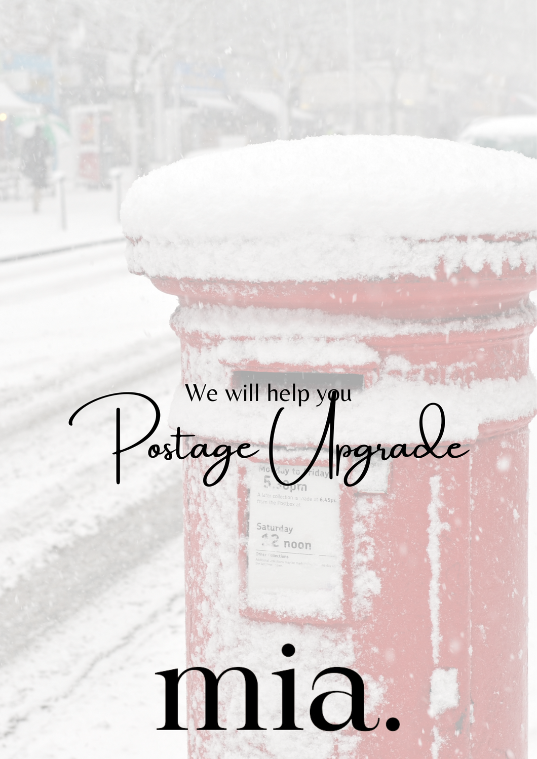 Royal Mail 1st Class | Postage Upgrade