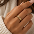 Isla Numeral Band Ring