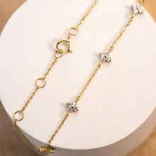 Load image into Gallery viewer, Flower Cluster Diamond Bracelet | 925 Sterling Silver
