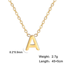 Load image into Gallery viewer, Initial Necklace, Personalised Letter Necklace, Dainty Minimalist Letter Charm Jewellery,

