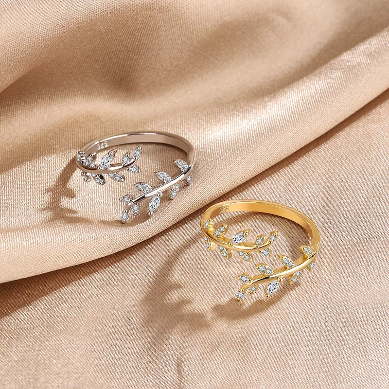 Ornamental Leaf Ring
