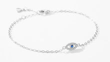 Load image into Gallery viewer, Evil Eye Bracelet 925 Sterling Sliver
