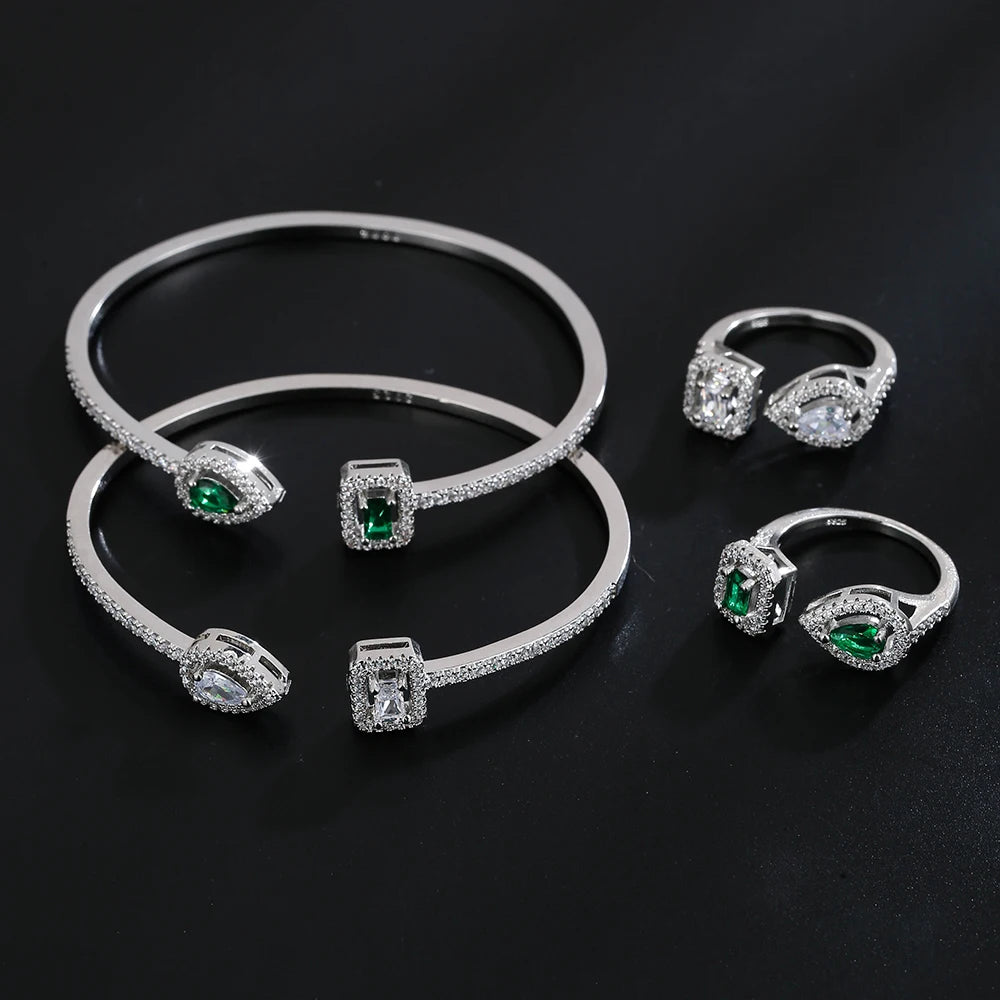 Silver bridal bracelet deals