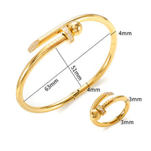 Load image into Gallery viewer, Stainless Steel Bracelet Gold Plated
