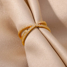 Load image into Gallery viewer, Stainless Steel Cross Ring
