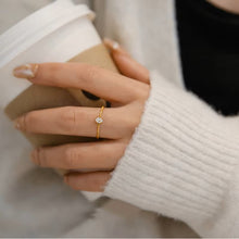Load image into Gallery viewer, Gold Plated Twist Stacker Rings
