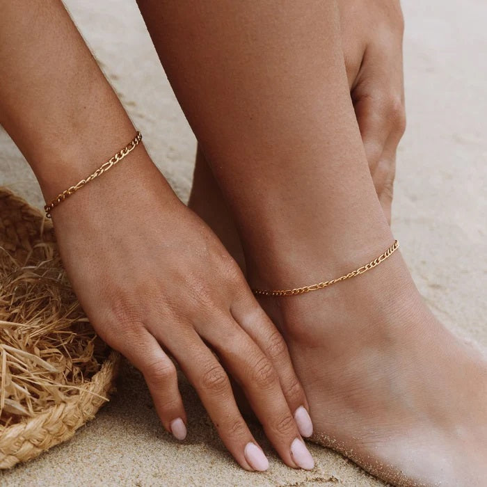 Anklet bracelet | gold chain anklet | thick chain gold anklet bracelet (Copy)